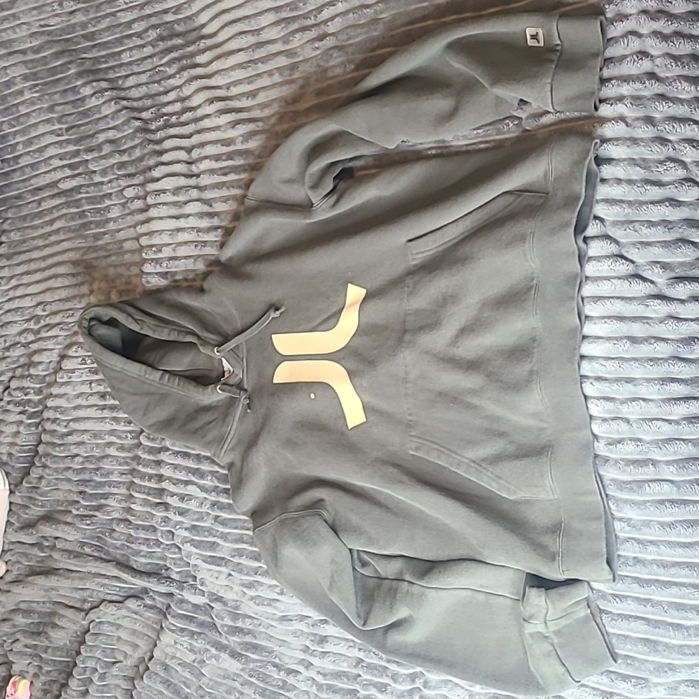 WESC Hoodie Pullover Size Medium Forest Green
